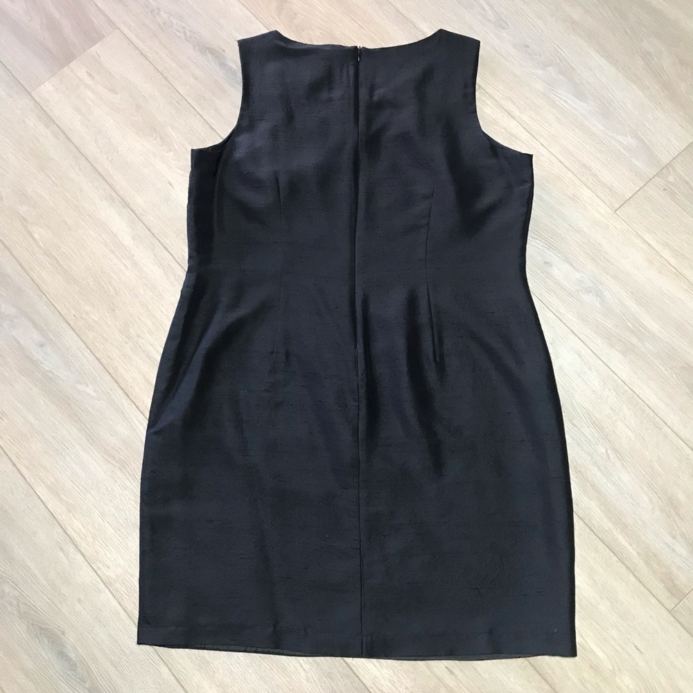 Elegant Black Dress with Pink Embroidery - Molly Malloy - Picture 2 of 5